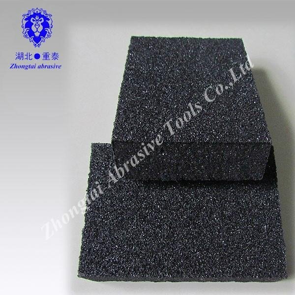 black abrasive sanding  sponge 5