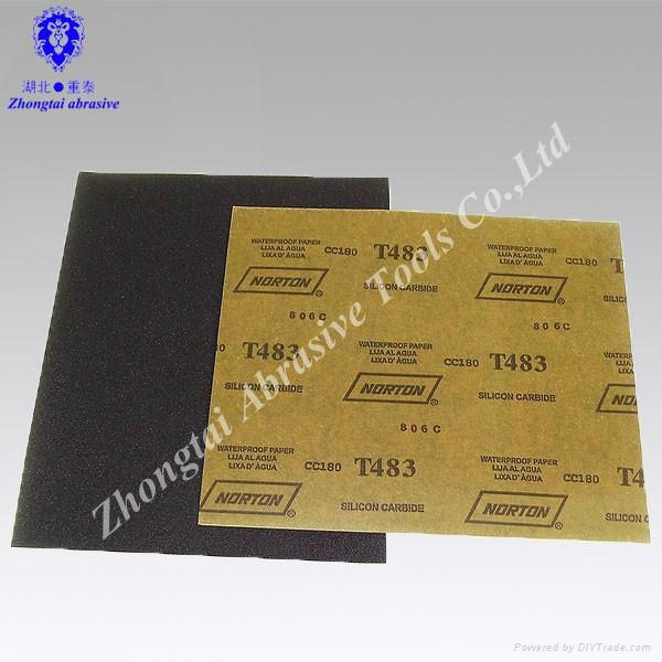 Nortan waterproof sand  paper  5