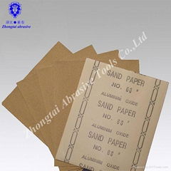 Large quantities of  wood sand paper  