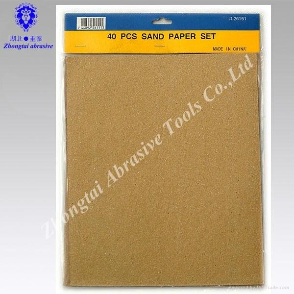 Large quantities of  wood sand paper   2