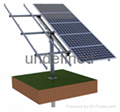 Pole solar mounting solution