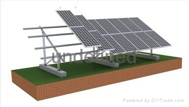 Ground solar mount solution