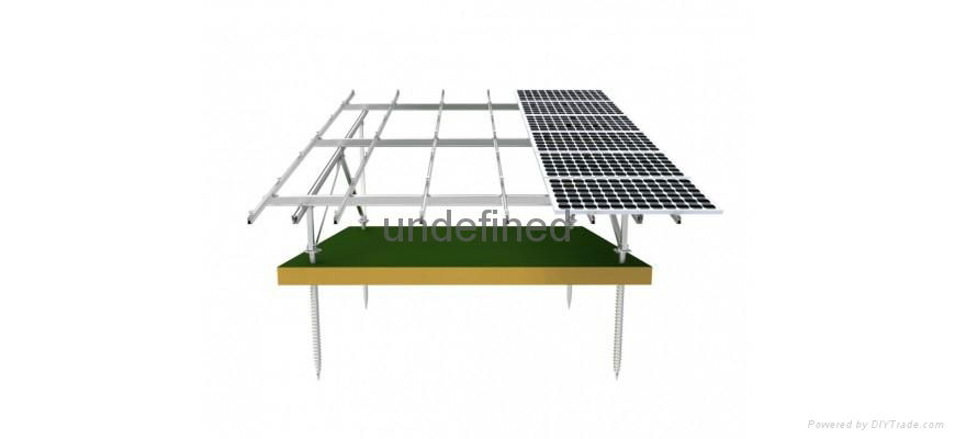 Ground solar mount system