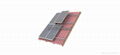 Tiled roof solar mounting 1