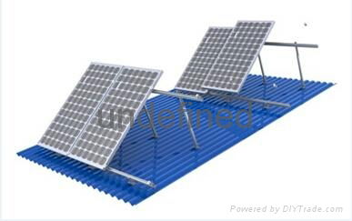 Tile roof solar mounting solution