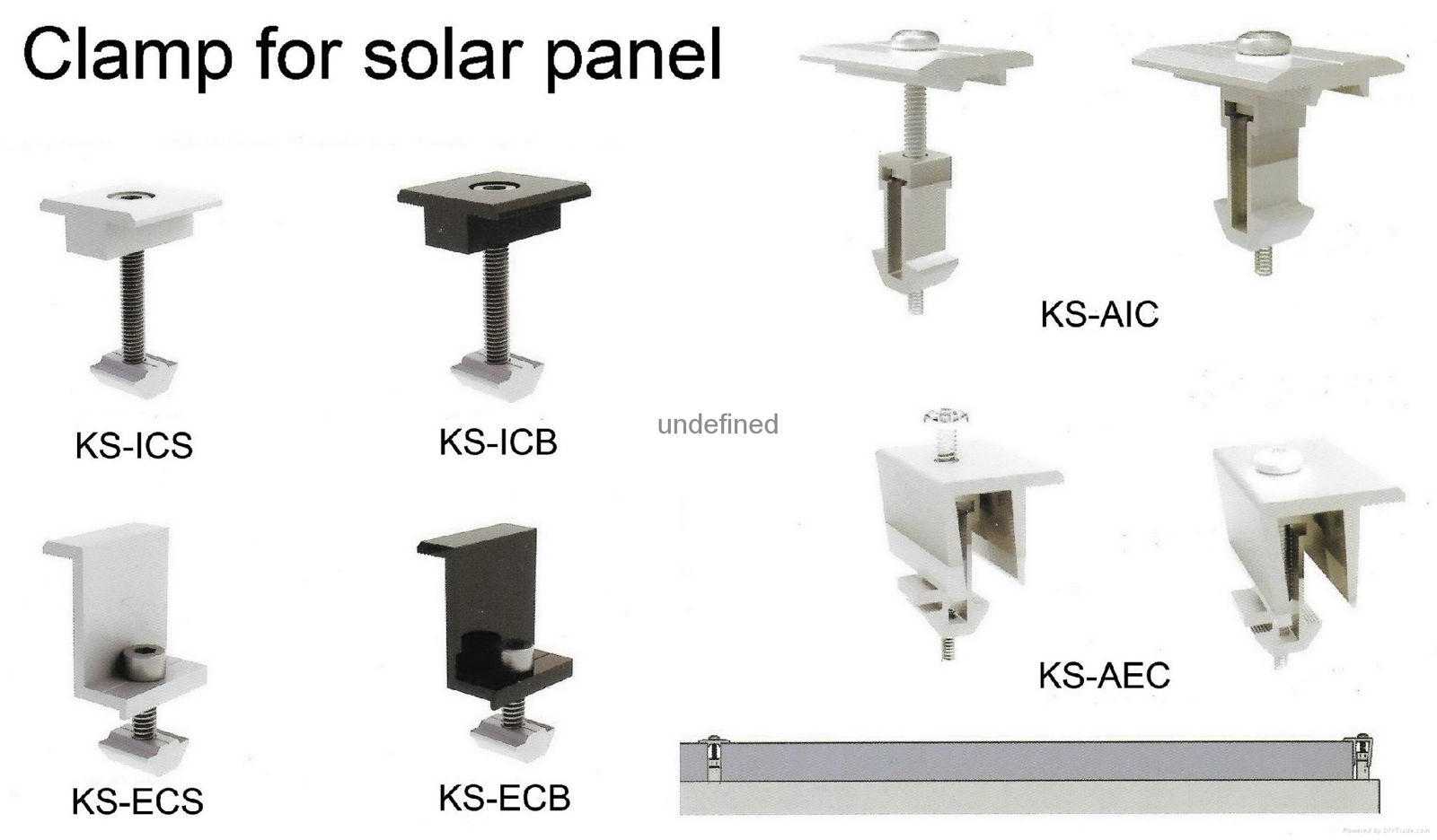 Clamp for solar panel 2