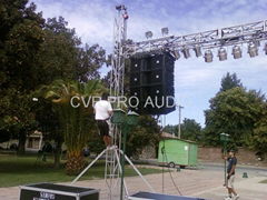 CVR Pro Audio dual 12 inch outdoor line array speaker