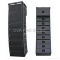 background music system + dual 10 inch powered line array system  1