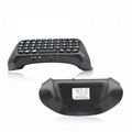 Mini Portable Wireless Bluetooth Keyboard for PS4 Playstation 4 Controller with  2