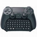 Mini Portable Wireless Bluetooth Keyboard for PS4 Playstation 4 Controller with  5