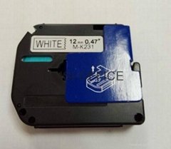 Compatible MK tape M-K231 MK231 cartridge for Brother P-touch label
