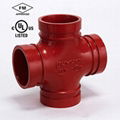 Ductile Iron Cross (Grooved pipe