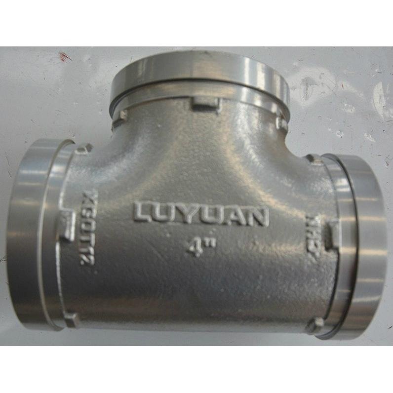 FM/UL Approved Grooved Pipe Fitting Equal Tee 2