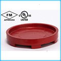 Ductile Iron Grooved End Cap with FM/UL Approved 1