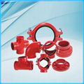 Ductile Iron Grooved Mechanical Tee FM/UL Approved 2