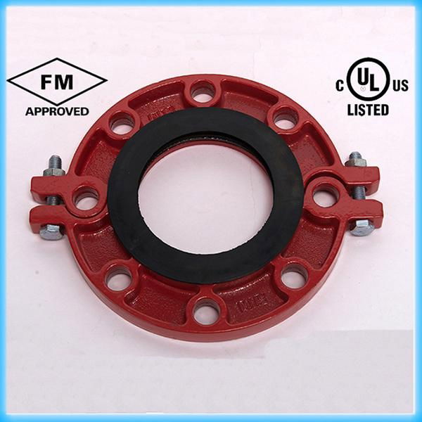 FM/UL Approved Ductile Iron Grooved Flange Coupling