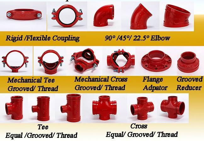 Grooved Fire Pipe Fittings with FM/UL Approved 2