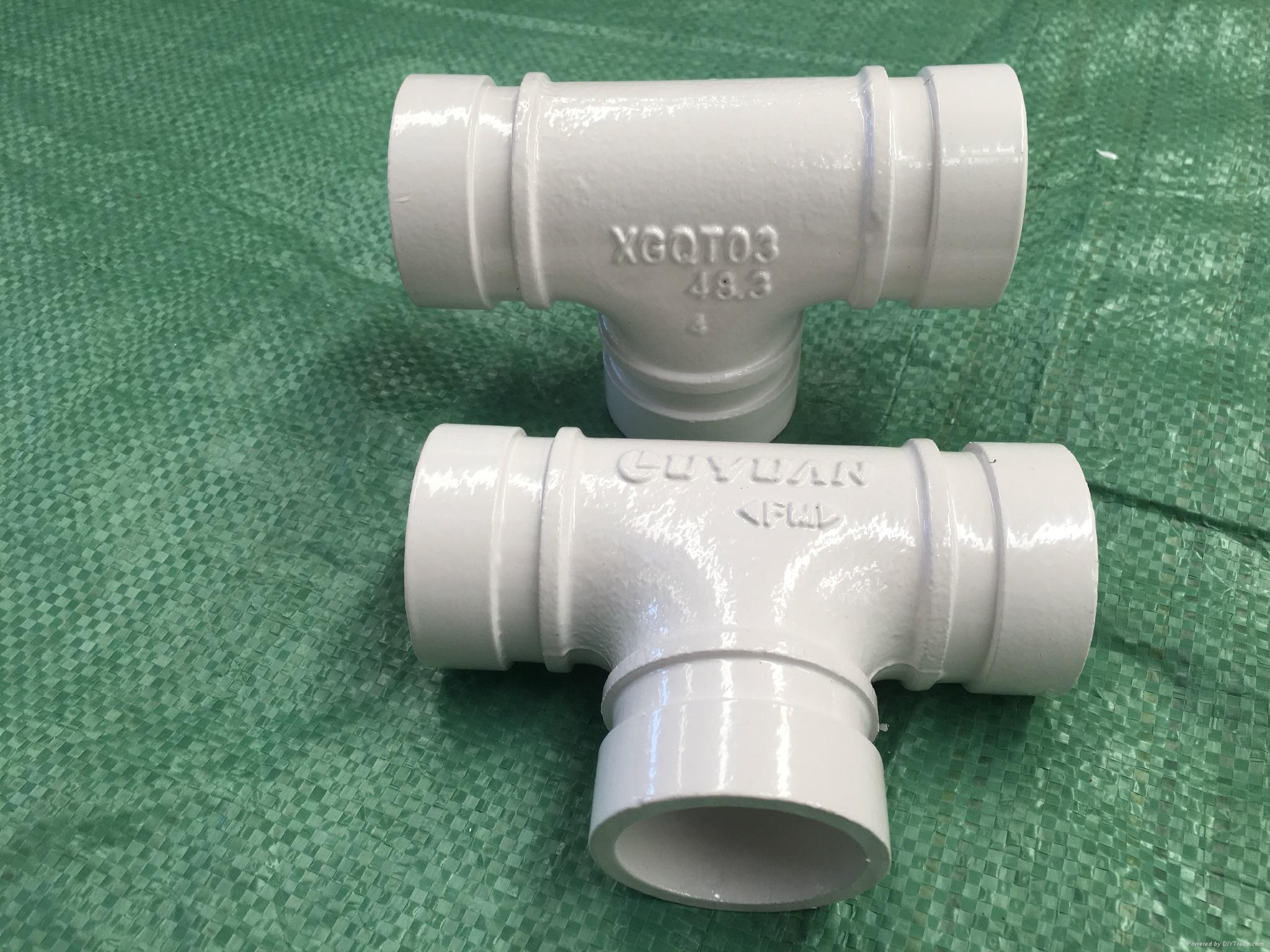 FM/UL Approved Ductile Iron UBolts Mechanical Tee LUYUAN (China