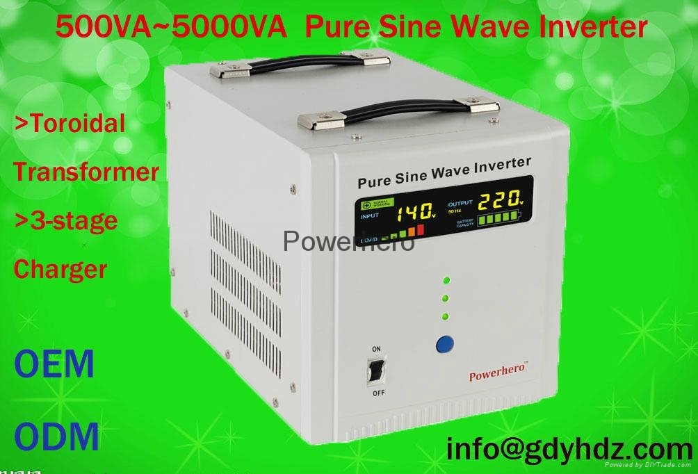 pure sinewave inverter with UPS with low harmonic distortion FACTORY SUPPLIER
