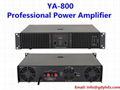 800W 2 channels professional power amplifier audio amplifier 1