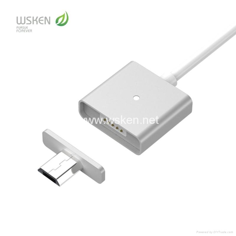  WSKEN metal magnetic cable for mirco usb 3