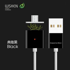 wsken smart double metal magnetic  cable