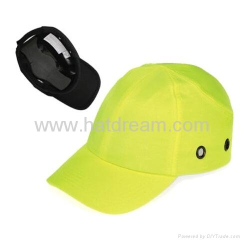 cotton baseball style CE EN 812 head protection safety bump cap 3