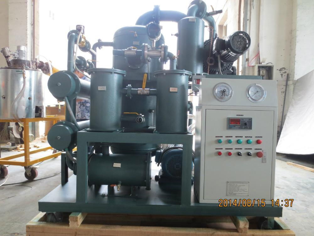 Double-Stage Highly Effective Vacuum Transformer Oil Purifier 