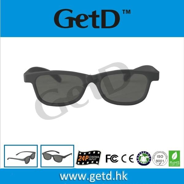 Adult Cinema use circular polarization 3D glasses GetD CP297G66 2