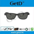 Adult Cinema use circular polarization 3D glasses GetD CP297G66 2