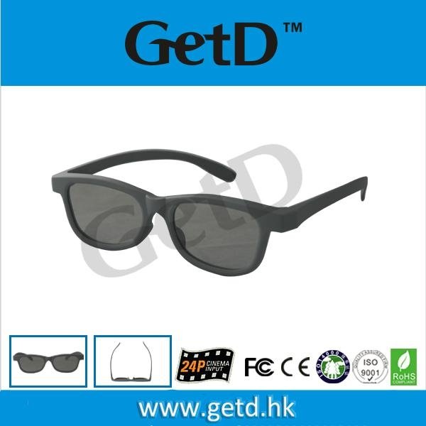 Adult Cinema use circular polarization 3D glasses GetD CP297G66 4