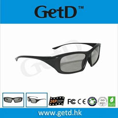 Adult Cinema use circular polarization 3D glasses GetD CP297G64