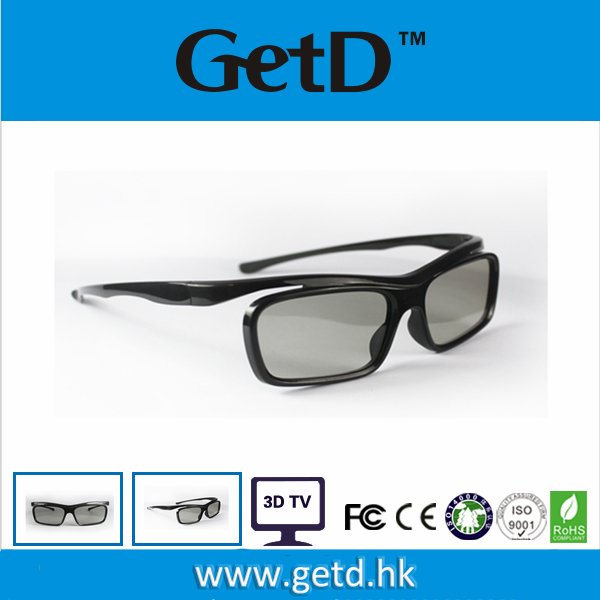 Adult Cinema use circular polarization 3D glasses GetD CP297G68 3