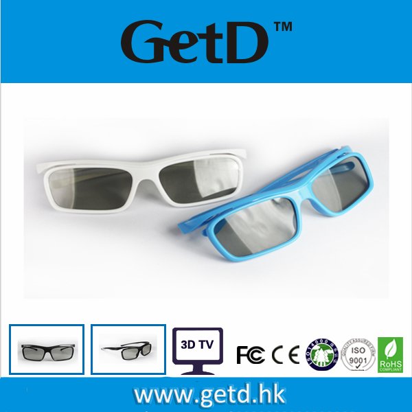 Adult Cinema use circular polarization 3D glasses GetD CP297G68 4