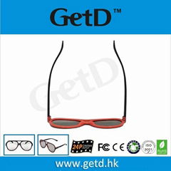 Adult Cinema use circular polarization 3D glasses GetD CP297G60