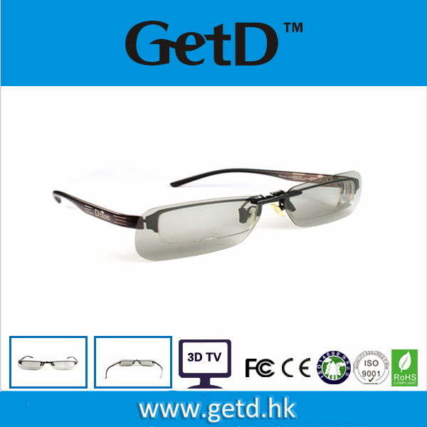 Adult Cinema use circular polarization clip on 3D glasses GetD CP297G69 4