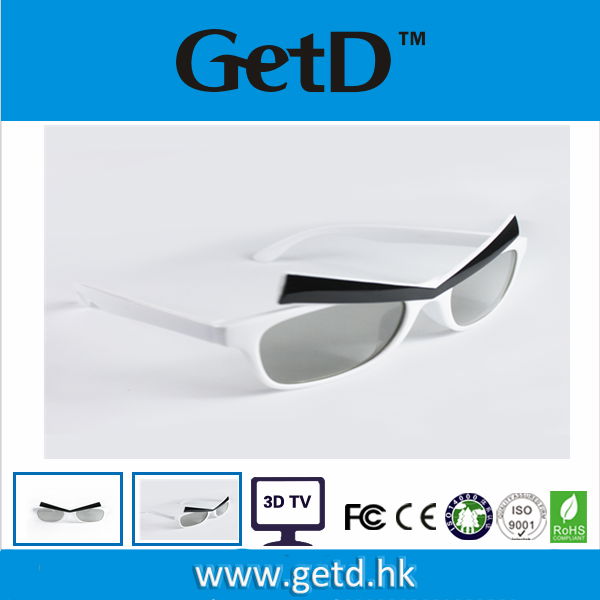 Adult Cinema use circular polarization 3D glasses GetD CP400G70-B 3