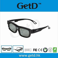  DLP Active Shutter 3D Glasses For Movie With Custom Logo