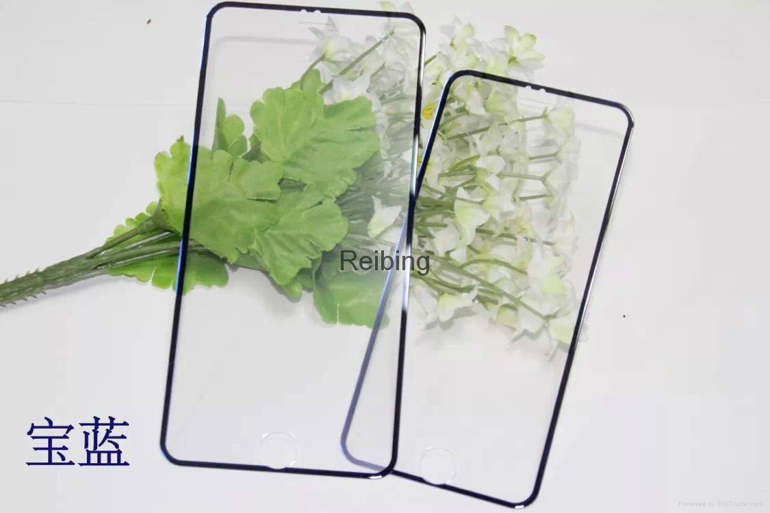small side silk-screen film  iphone 6 tempered glass protector 