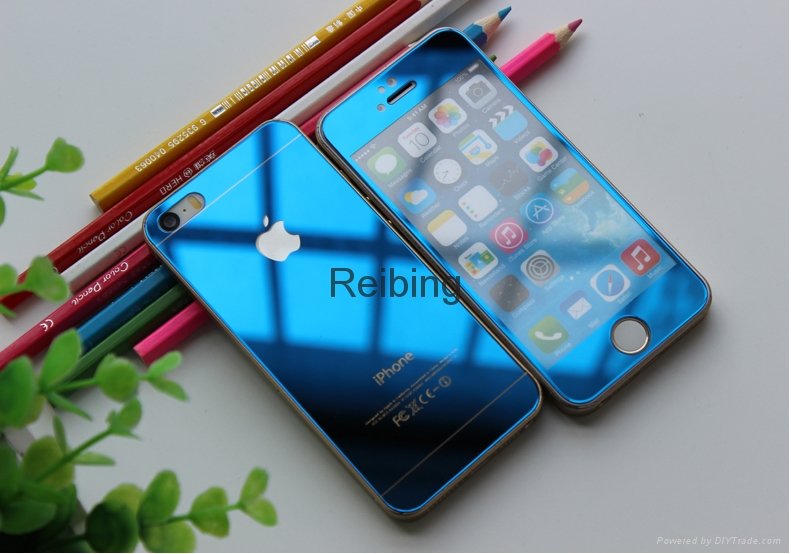cellphone plating color tempered glass iphone protector 3