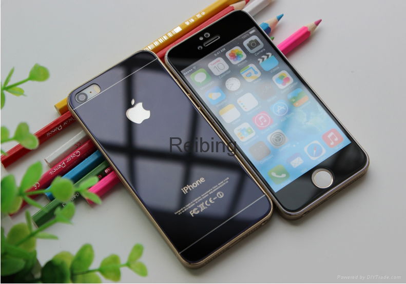 cellphone plating color tempered glass iphone protector 2