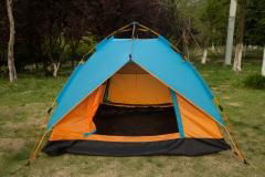 Tents and trekking pole；Auto-tent 2