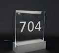 Custom acrylic letter sign,acrylic door numbers sign Holder For Hotel,restaurant 3