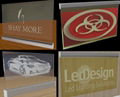 Custom Acrylic LED Edge Lit Sign,customs Logo LED Neon Sign Display