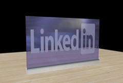 led Emergency light,custom made led laser engraving acrylic led sign