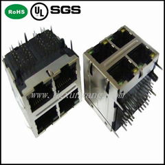 RJ45 modular jack with filter