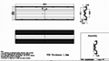 Quality-linear-lens 280mm ZHAGA standard 60 degree ASL280D65HXLED60G