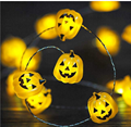 Halloween Costume Party Decorations Lantern Pumpkin String Lights