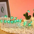 Four Leaf Clover Green Lucky Shamrock Clover String Light 7