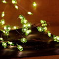 Four Leaf Clover Green Lucky Shamrock Clover String Light 18